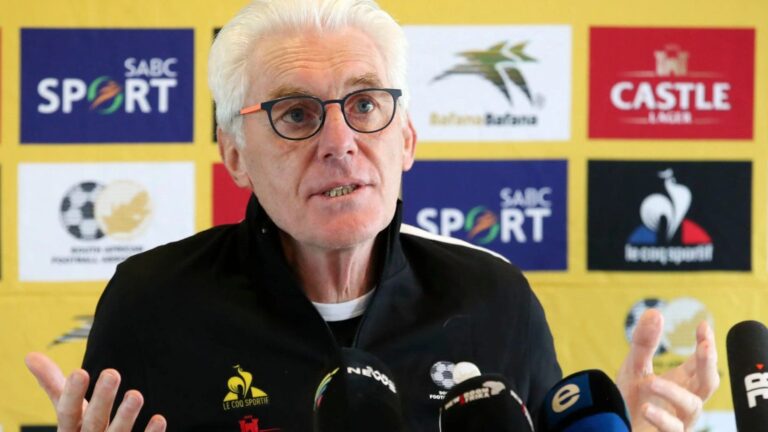 Bafana Bafana coach Hugo Broos complaints about lack of communication with PSL clubs