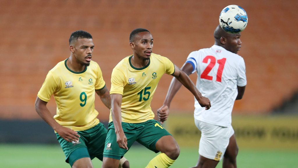 International friendly clash between Bafana Bafana and Eswatini at FNB Stadium.