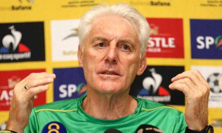 Bafana Bafana head coach Hugo Broos.