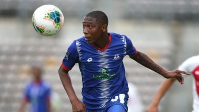 Bonginkosi Makume in action against Cape Town Spurs