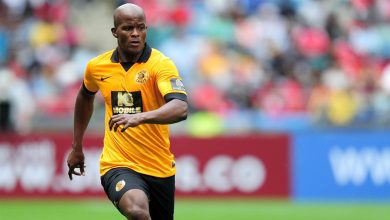 Cyril Nzama playing for Kaizer Chiefs legends
