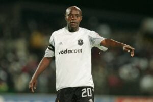 Edelbert Dinha during his playing days at Orlando Pirates