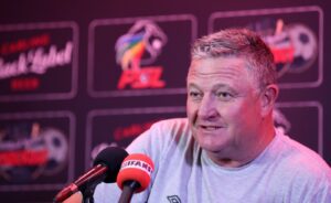 Gavin Hunt attending Carling Knockout Cup presser
