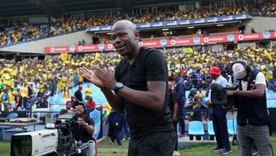 Hlompho Kekana during his Mamelodi Sundowns farewell