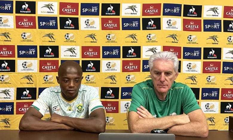 Hugo Broos denies clash between him and Zakhele Lepasa