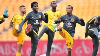 Joseph Molangoane, Siphelele Ntshangase and their former Kaizer Chiefs teammates