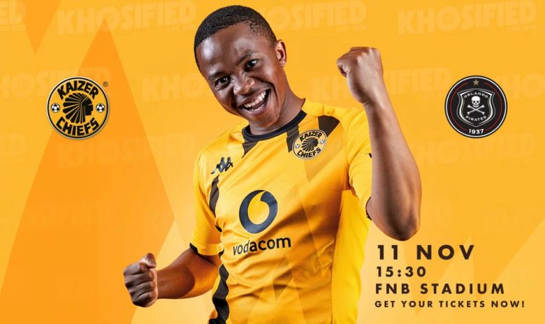 Kaizer Chiefs banner for Soweto giants tickets