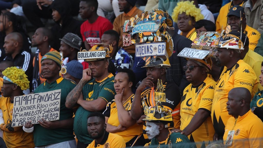 Kaizer Chiefs fans dejected after a defeat