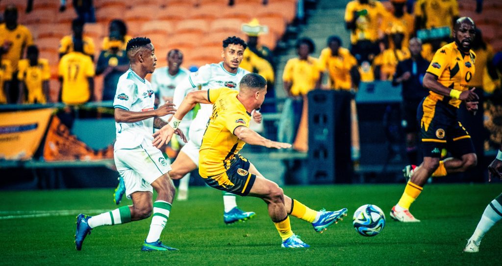 Kaizer Chiefs in action against AmaZulu FC in the Carling Knockout Cup