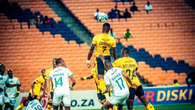 Kaizer Chiefs in action against AmaZulu FC in. The Carling Knockout Cup