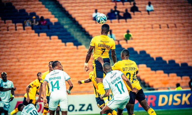 Kaizer Chiefs in action against AmaZulu FC in. The Carling Knockout Cup