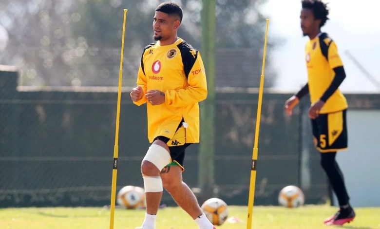 Keagan Dolly during a training session at Kaizer Chiefs Village
