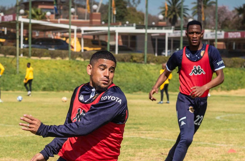 Keagan Dolly of Kaizer Chiefs at training in Naturena