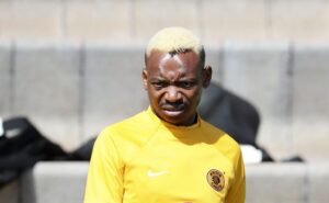 Khama Billiat during a Kaizer Chiefs training session