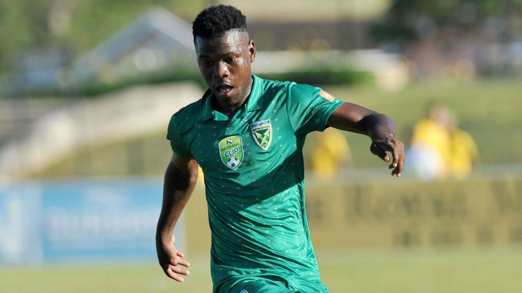 Knox Mutizwa in action for Golden Arrows