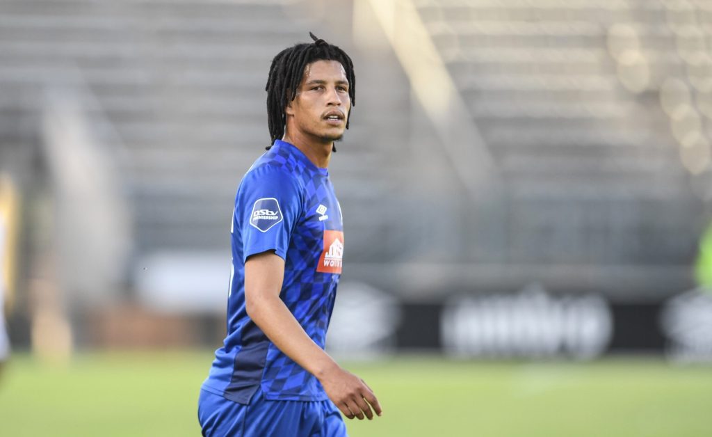 Luke Fleurs during his time at SuperSport United in the DStv Premiership