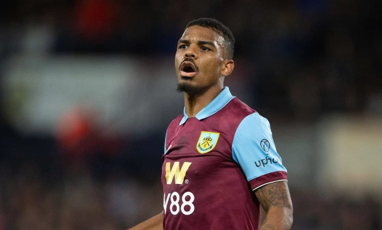 Lyle Foster in action for Burnley in the Premier League