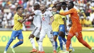 MTN8 clash between Orlando Pirates and Mamelodi Sundowns.