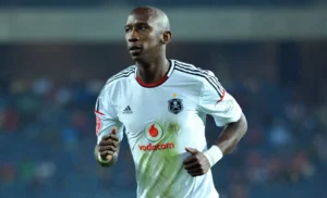 Mark Mayambela during his playing days at Orlando Pirates