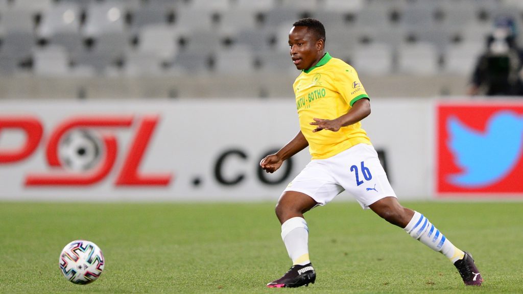 Keletso Makgalwa in action during his time at Mamelodi Sundowns.