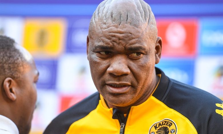 Molefi Ntseki at a pre-match press conference