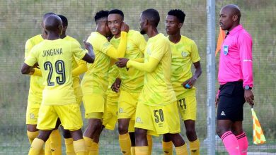 Orbit College FC in action in the Motsepe Foundation Championship