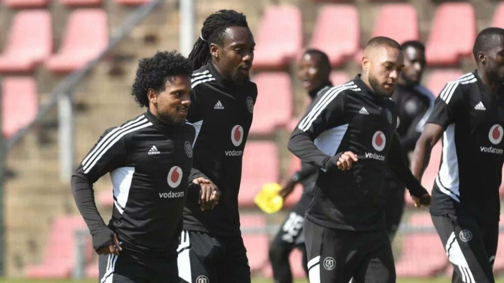 Kermit Erasmus and teammates putting hard work at training.