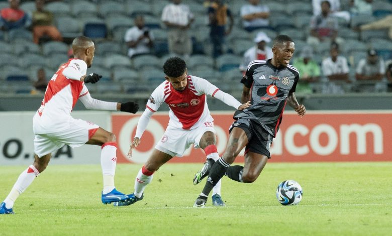 Orlando Pirates v Cape Town Spurs at Orlando Stadium.