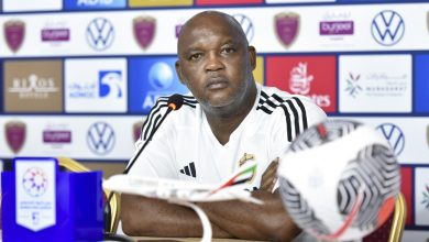Pitso Mosimane during a press conference