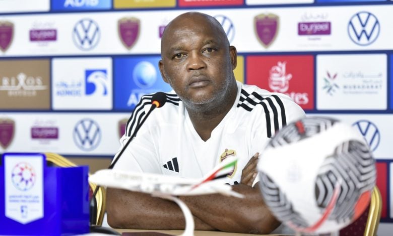 Pitso Mosimane during a press conference