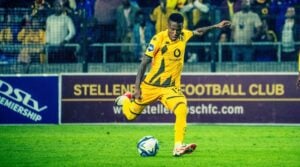 Pule Mmodi in action for Kaizer Chiefs in the DStv Premiership