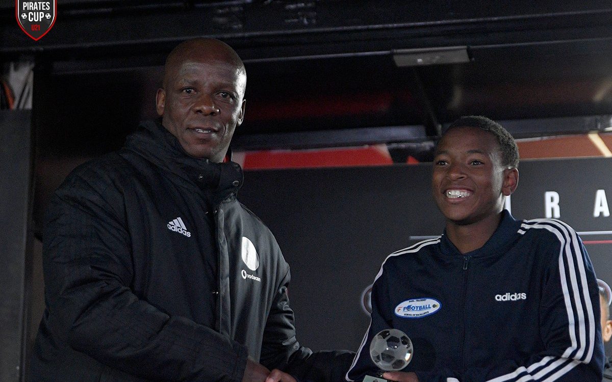 A year ago Relebohile Mofokeng received an individual award at the Pirates Cup from Orlando Pirates coach Mandla Ncikazi