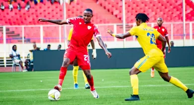Brandon Truter reacts to the Sekhukhune United historic Confederation Cup group stages qualification
