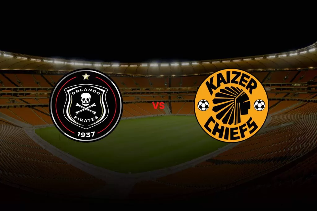 Soweto derby logo between Orlando Pirates and Kaizer Chiefs