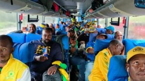 12-hour Bus journey with Mamelodi Sundowns supporters to the MTN8 Final