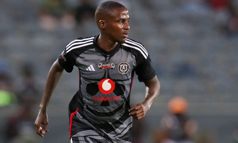 Orlando Pirates talented winger Thembinkosi Lorch back in action.
