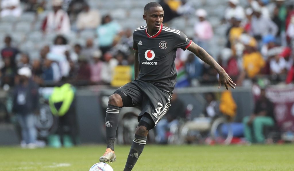 Orlando Pirates attacker Thembinkosi Lorch in action in the DStv Premiership