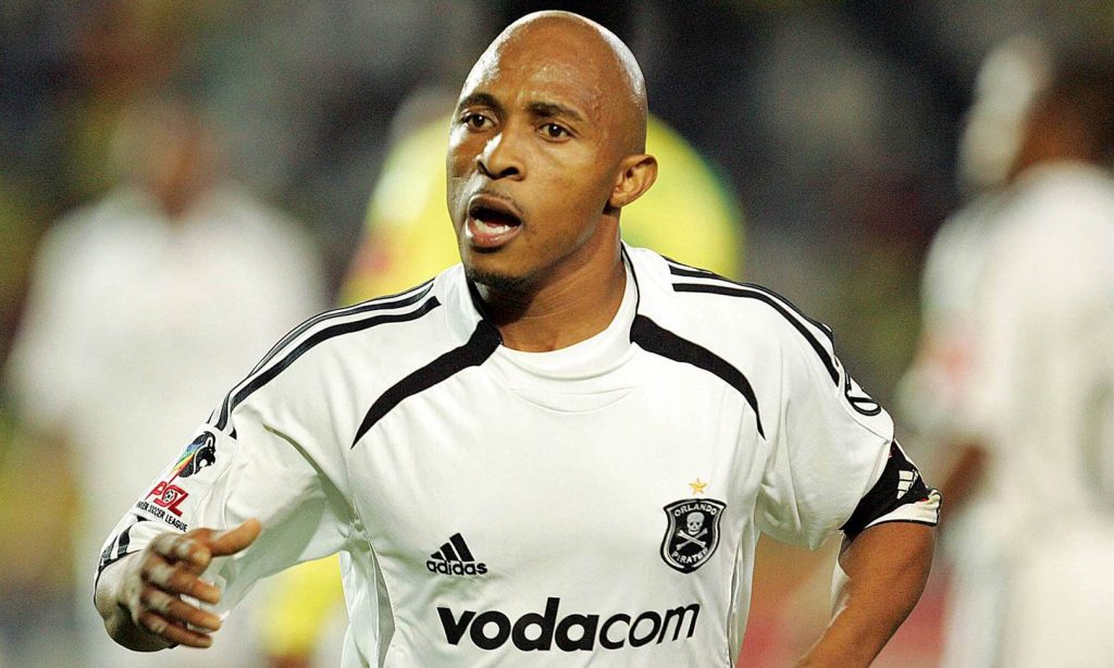 Tso Vilakazi during his playing days at Orlando Pirates