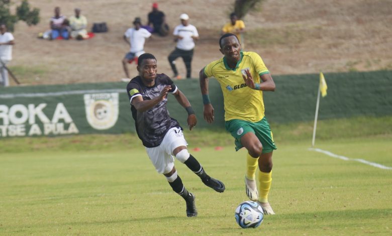 Baroka FC in action against Hungry Lions in the Motsepe Foundation Championship