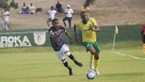Baroka FC in action against Hungry Lions in the Motsepe Foundation Championship