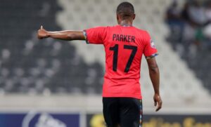 Bernard Parker in action for TS Galaxy in the DStv Premiership