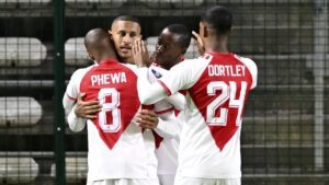 Cape Town Spurs players in celebratory mood.