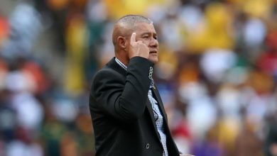 Kaizer Chiefs interim coach Cavin Johnson during the Soweto derby clash against Orlando Pirates