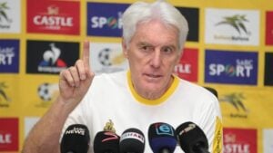 Bafana Bafana head coach Hugo Broos.