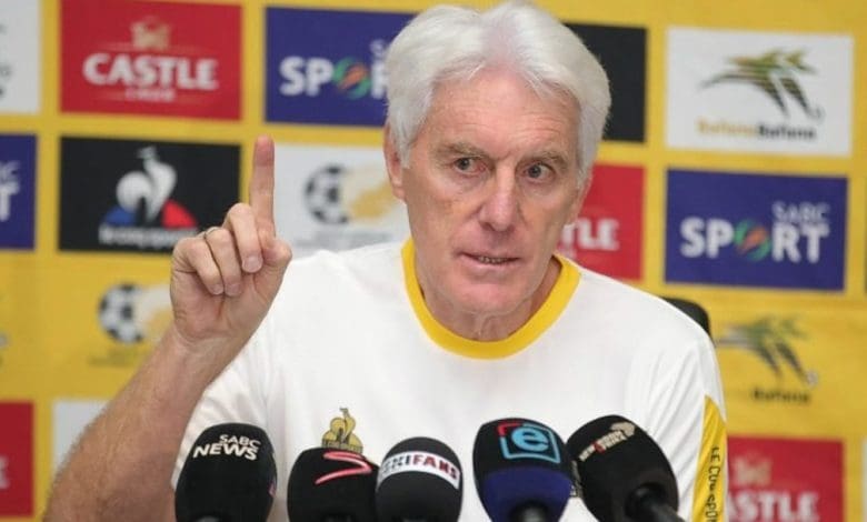 Bafana Bafana head coach Hugo Broos.