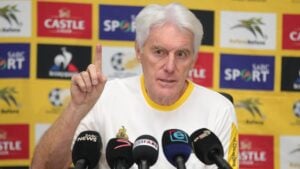 Bafana Bafana head coach Hugo Broos.