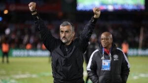 Orlando Pirates head coach Jose Riveiro.