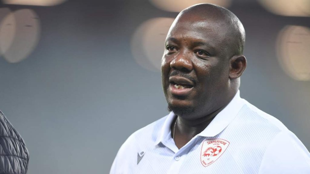 Sekhukhune United interim coach MacDonald Makhubedu.