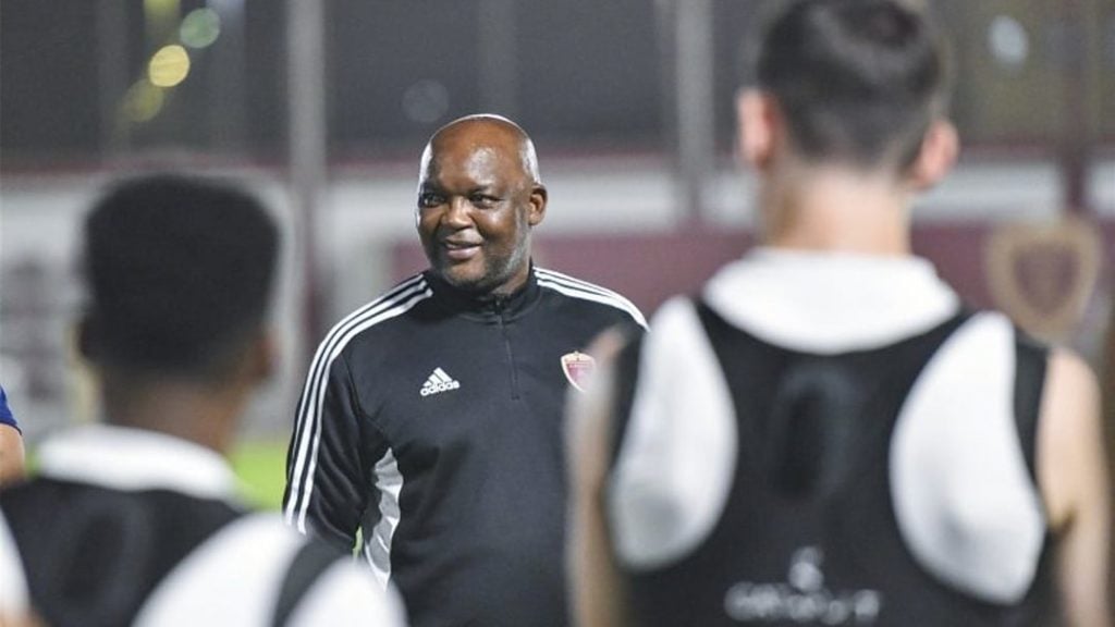 Coach Pitso Mosimane during his stay at Al-Wahda.