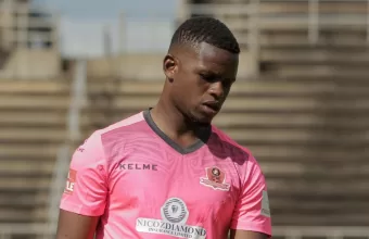 Donovan Bernard, who is wanted by PSL clubs in action
